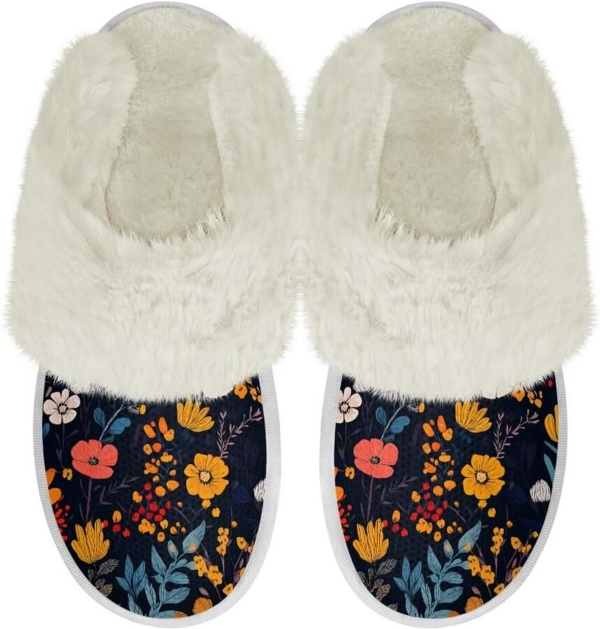 Warme Antislip Binnen- en Buitenslippers voor en Comfortabele Huisschoenen voor de Winter