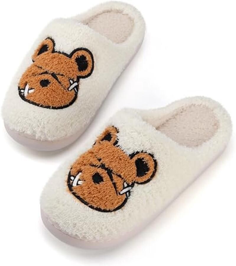 Warme Antislip Slippers voor Binnen Comfortabele Plush Slippers voor nen en