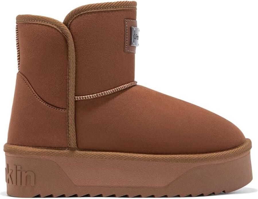 Warme Dames Winterlaarzen met Bontvoering voor Koude Dagen