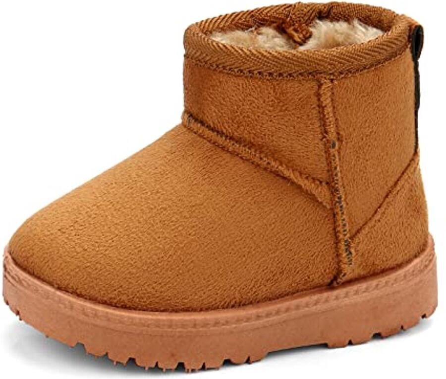 Warme Baby Winterlaarzen voor Peuters Pluche Schoenen met Zachte Rubberen Zool