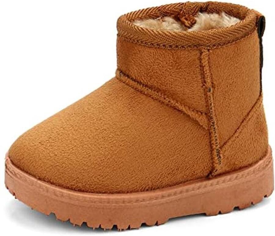 Warme Baby Winterlaarzen voor Peuters Pluche Schoenen met Zachte Rubberen Zool