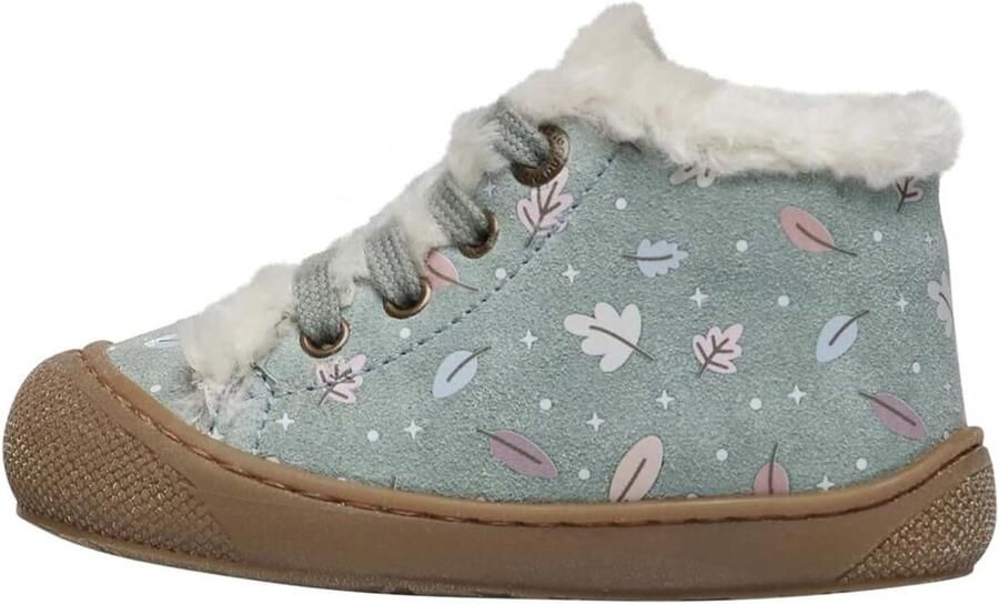 Warme Babyschoenen Meisjes met Zool van Suède en Wolvoering