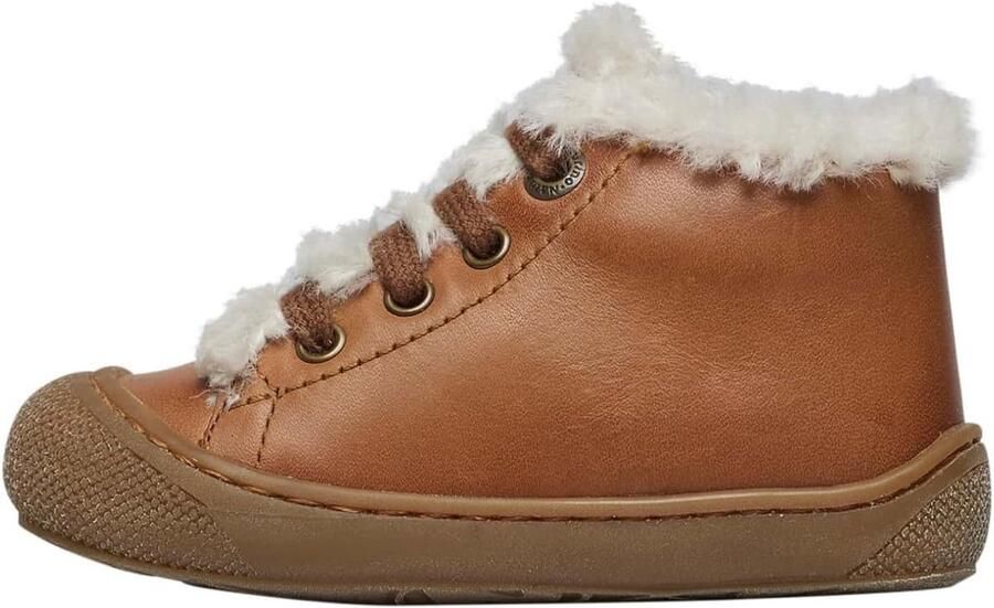 Warme Babyschoenen voor Meisjes met Wolvoering Zacht Leer