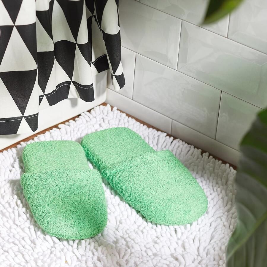 Warme badslippers van badstof voor heren