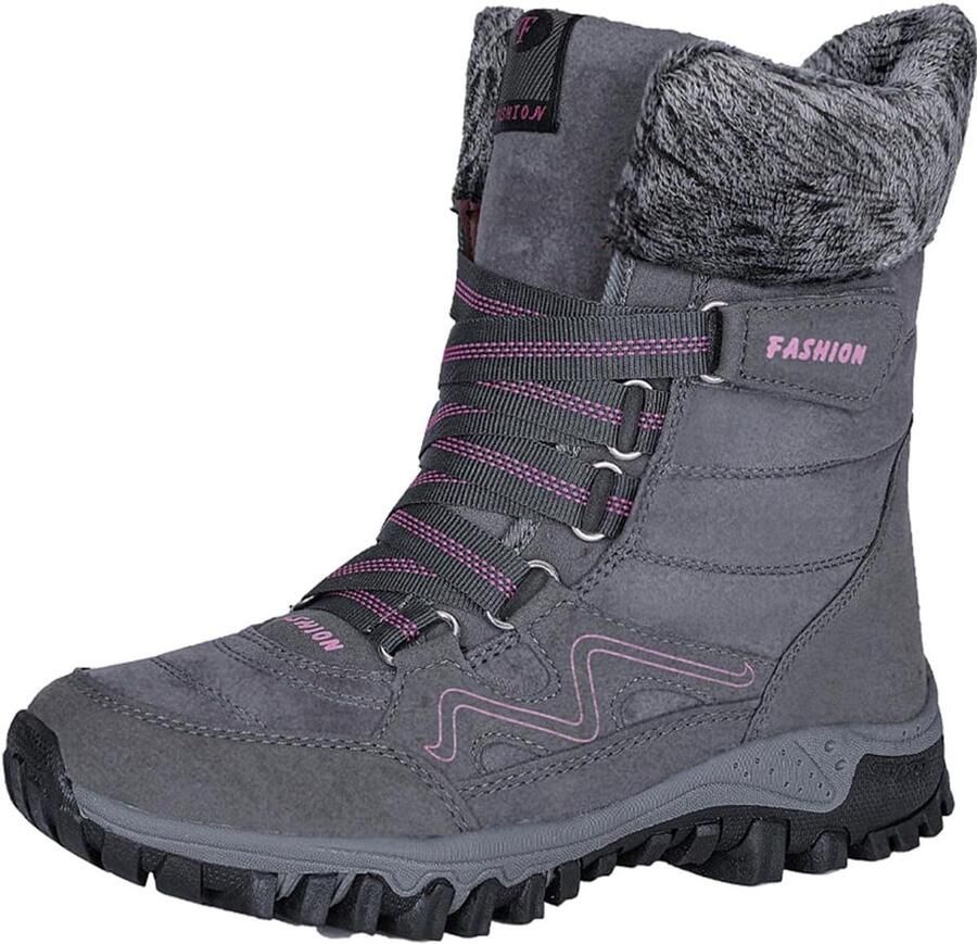 Warme Comfortabele Waterdichte Winterlaarzen Dames Sneeuw- en Wandelschoenen