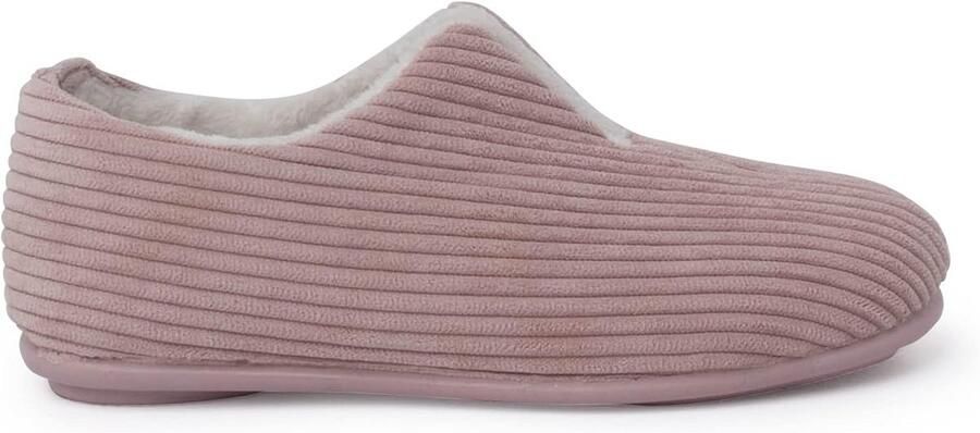 Warme Corduroy Huisslippers met Schapenvacht Voering