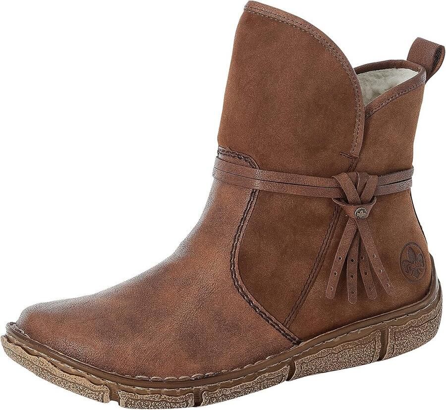 Warme Dames Enkellaarzen met Comfortabele Pasvorm en Zijrits