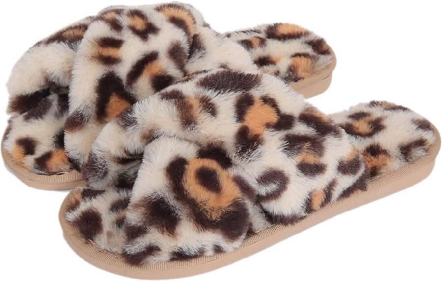 Warme Dames Pantoffels Comfortabele Instapsloffen voor Binnen Winter Huisschoenen