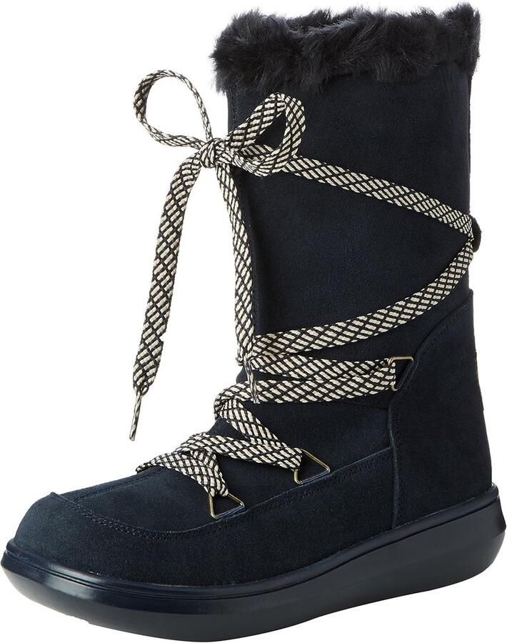 Warme Dames Sneeuwlaarzen Gevoerde Halfhoge Winterlaarzen