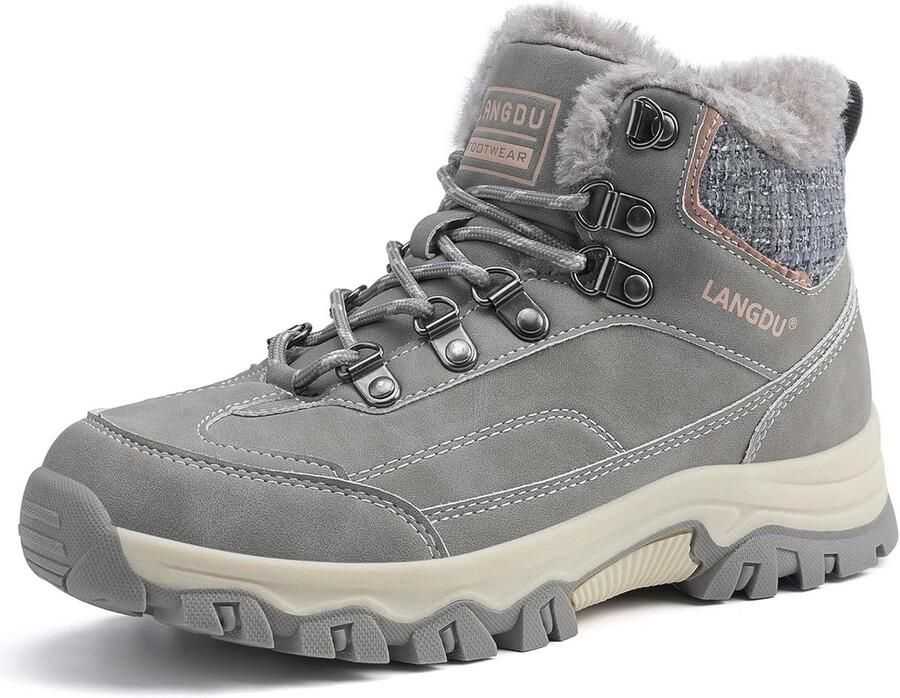 Warme Dames Snowboots Met Antislipzool Voor Winter