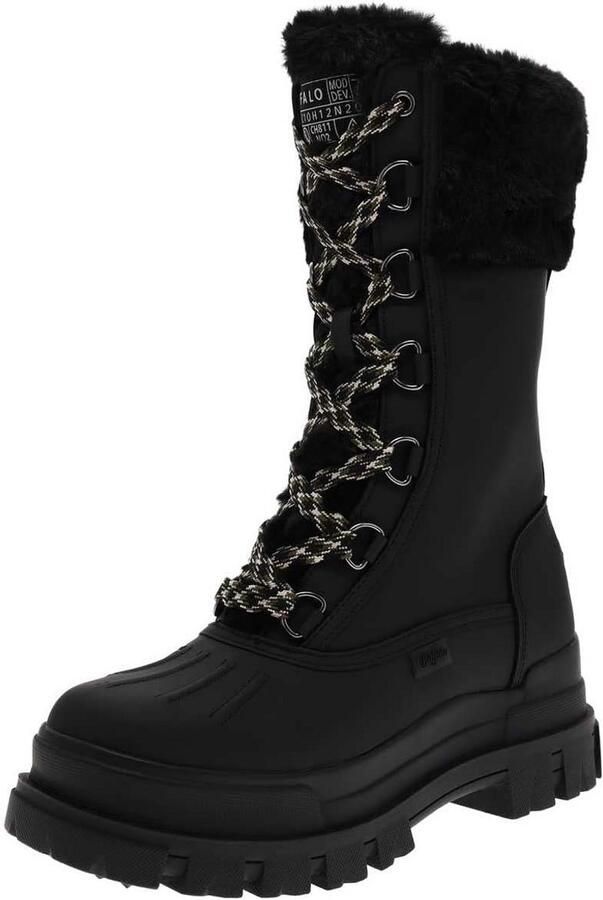 Warme Dames Snowboots met Vetersluiting Comfortabele Winterlaarzen