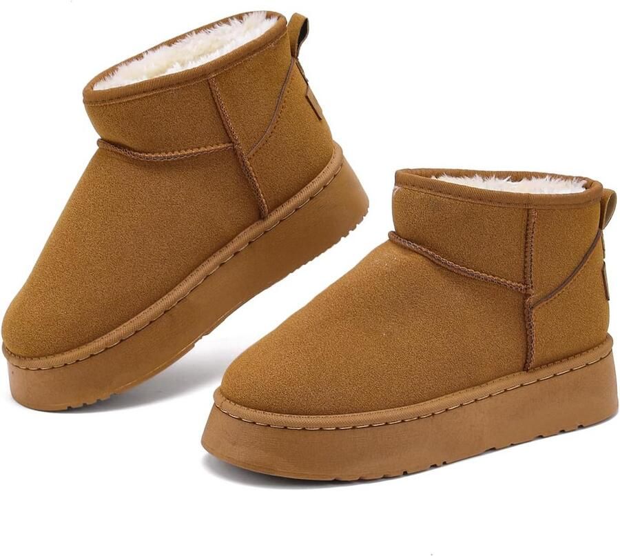 Warme Dames Snowboots Zwart Waterdichte Voering Comfortabele Winterlaarzen