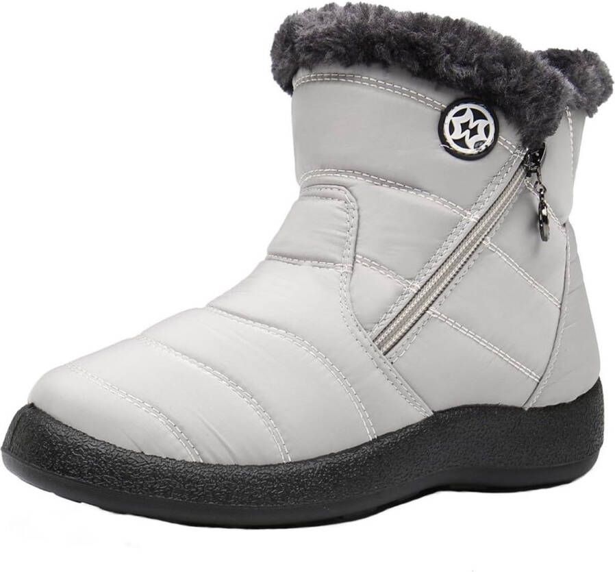 Warme Dames Winter Snowboots met Bont Gevoerd en Antislip