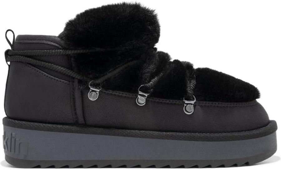 Warme dames winterlaarzen met bontvoering