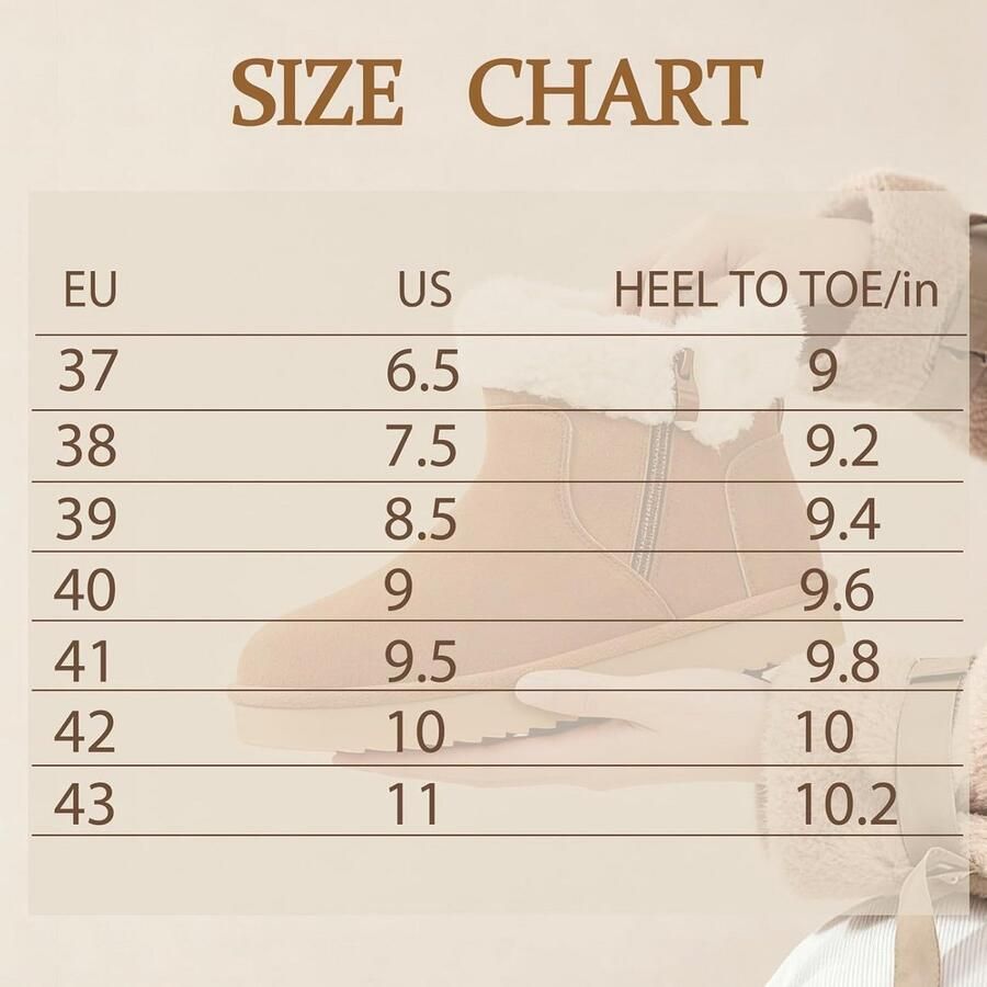 Warme Dames Winterlaarzen van Suède met Bontvoering Waterdicht en Comfortabel