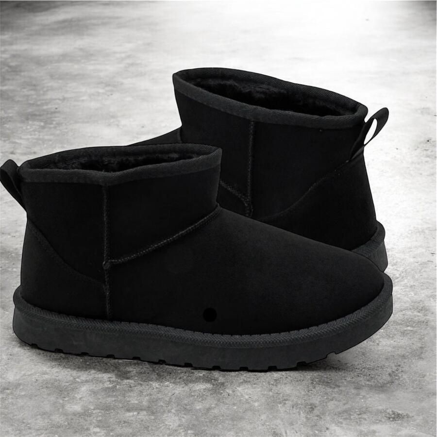 Warme damesboots- Ugg style boots voor dames- Teddy voering- zwarte winterboots dames - Foto 2