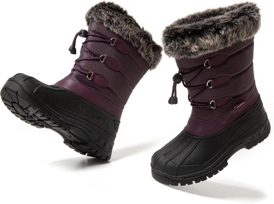 Warme Dameslaarzen met Voering en Antislipzool Comfortabele Winterlaarzen