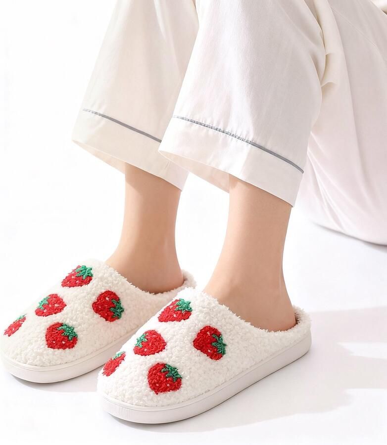 Warme en comfortabele winter slippers unisex zachte slippers schattige pluche slippers met cartoonfiguren antislip binnenslippers duurzame katoenen slippers