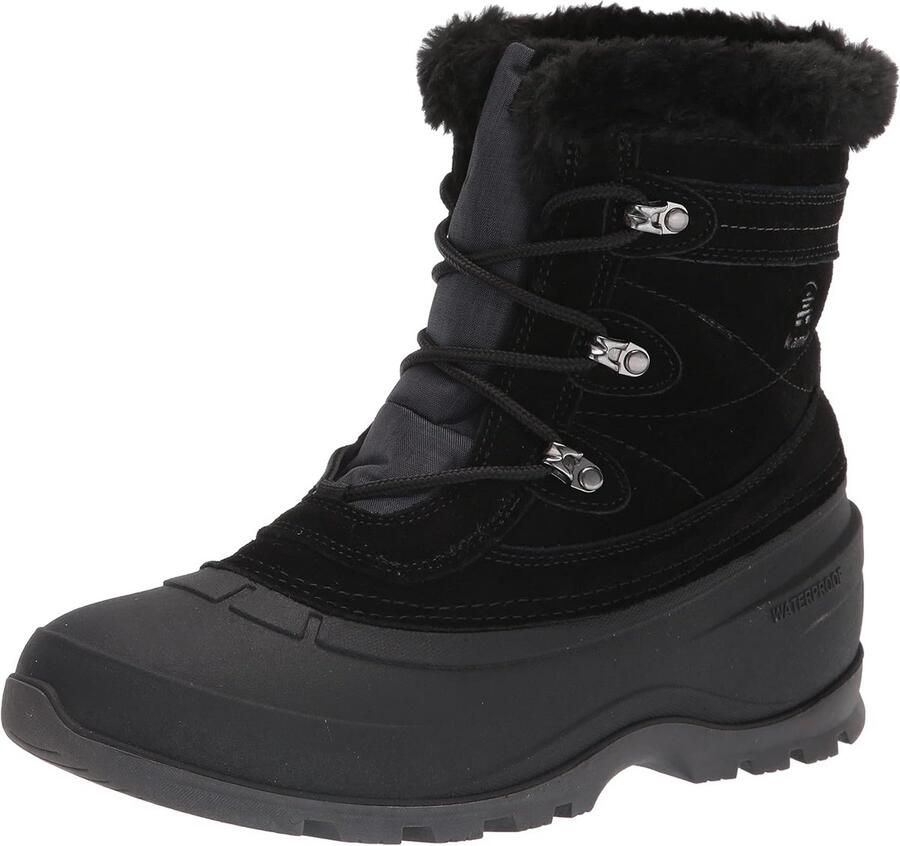 Warme en Waterdichte Dames Sneeuwlaarzen met Imitatiebont