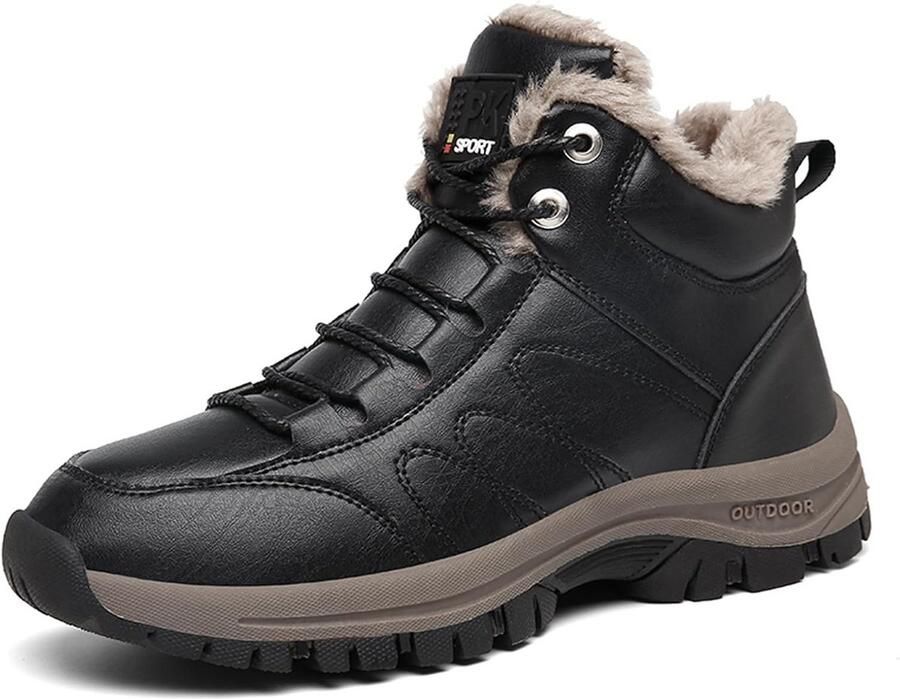 Warme en Waterdichte Heren Winterschoenen met Antislipzool