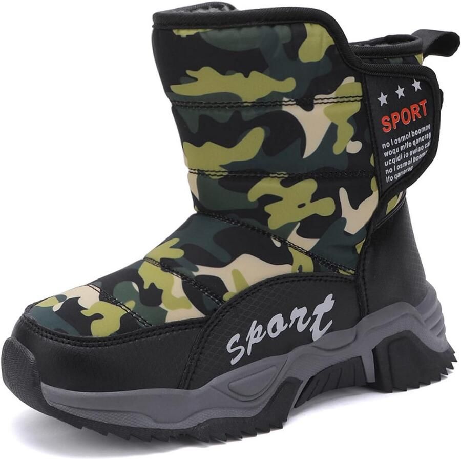 Warme en Waterdichte Winterlaarzen voor Kinderen Anti-slip Buitenschoenen