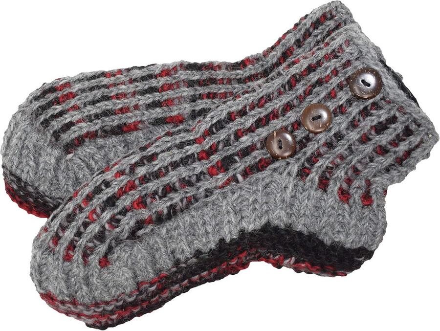 Warme Gebreide Heren Slipper Sokken met Fleece Voering