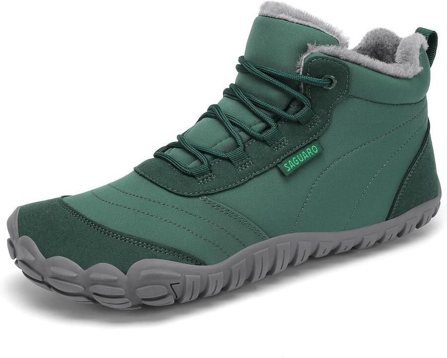 Warme gevoerde barefoot schoenen voor en winterlaarzen