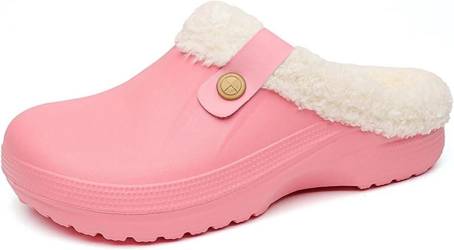 Warme Gevoerde Clogs Pantoffels voor en Antislip Tuinschoenen voor Binnen en Buiten