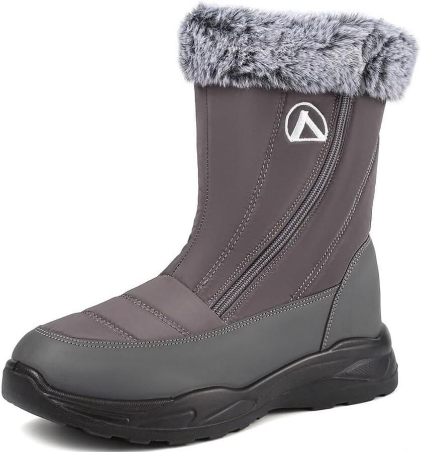 Warme gevoerde dames sneeuwlaarzen waterdicht voor winter en wandelen