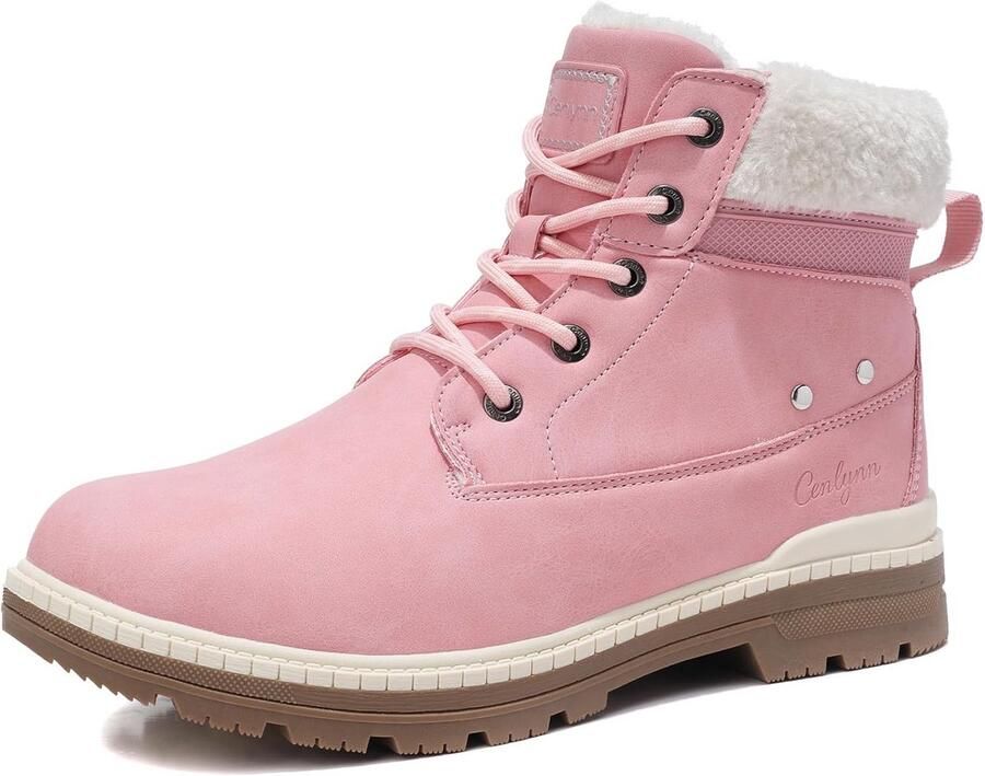 Warme gevoerde dames winterlaarzen met antislipzool