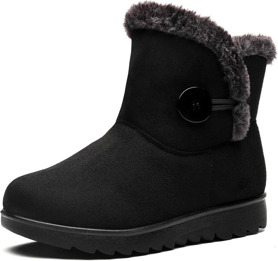 Warme Gevoerde Dames Winterlaarzen voor Koude Dagen