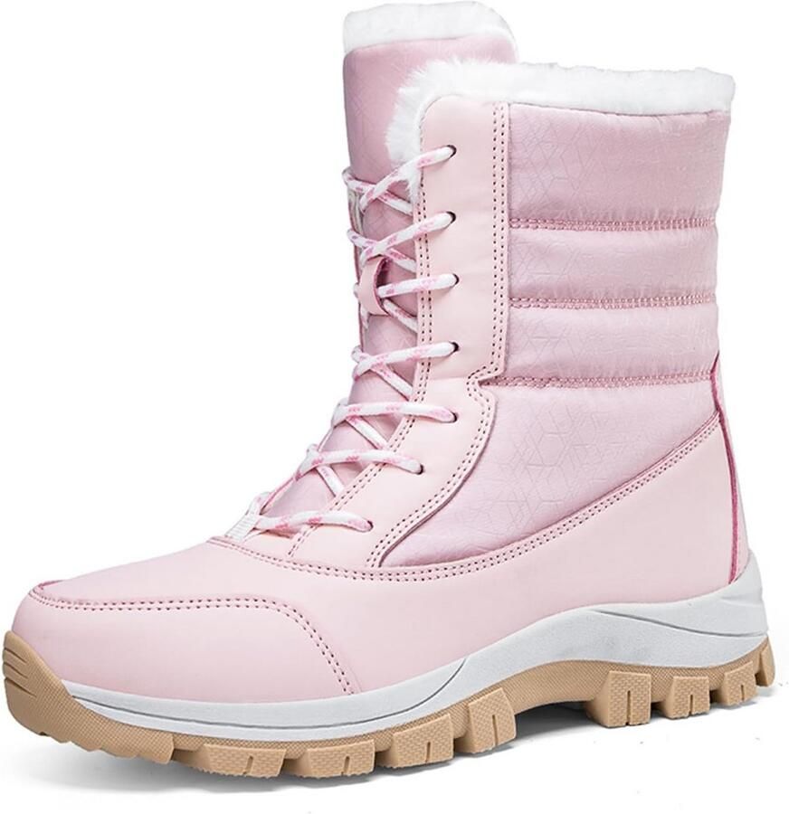 Warme gevoerde dames winterlaarzen waterdicht antislip comfortabele snowboots