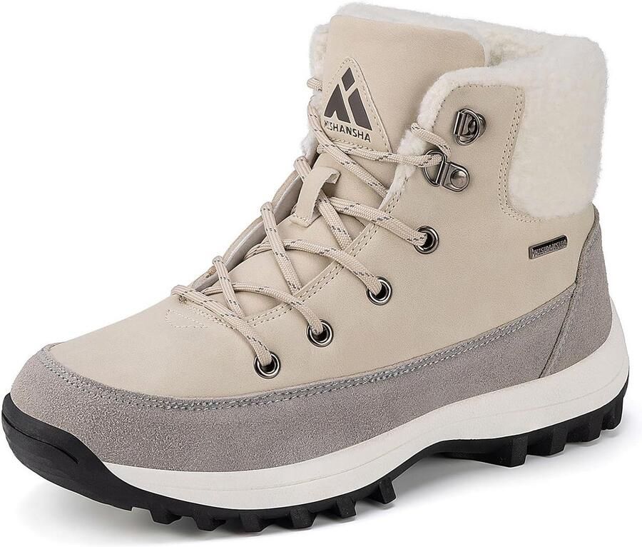 Warme Gevoerde Enkellaarzen Dames Comfortabel en Antislip voor Winter