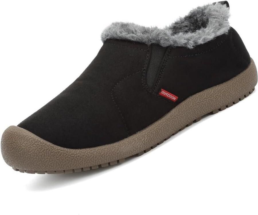 Warme gevoerde heren winterlaarzen met antislip zool voor buiten wandelen