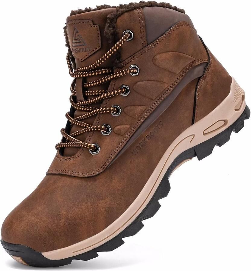 Warme Gevoerde Wandelschoenen Heren Waterdicht Outdoor Winterlaarzen