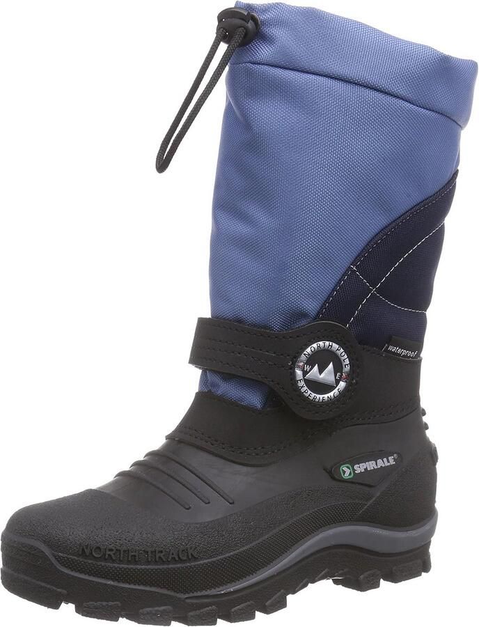 Warme Gevoerde Jongens Sneeuwlaarzen Blauw voor Winterpret