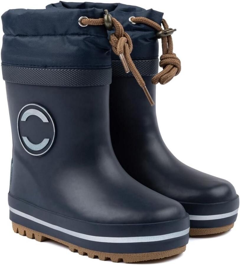 Warme Gevoerde Kinder Regenlaarzen Waterdicht met Reflecterende Details