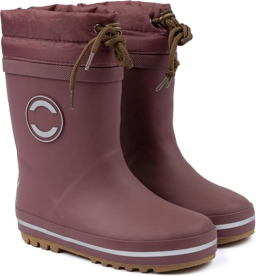 Warme Gevoerde Kinder Regenlaarzen Waterdicht met Reflectie