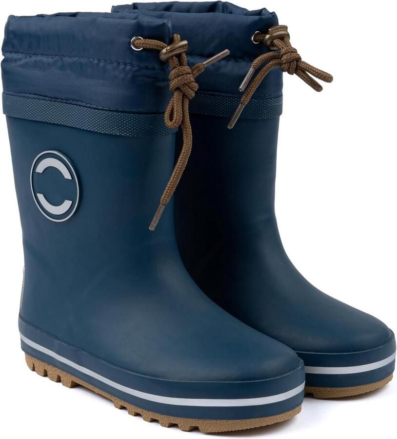 Warme Gevoerde Regenlaarzen Kinderen Waterdicht met Reflectie