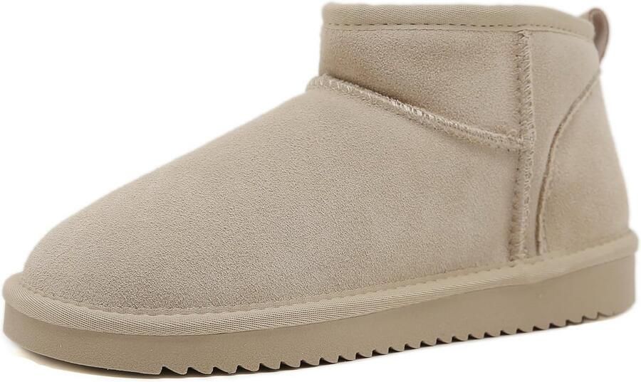 Warme gevoerde sneeuwlaarzen dames Comfortabel en waterdicht voor winter buiten