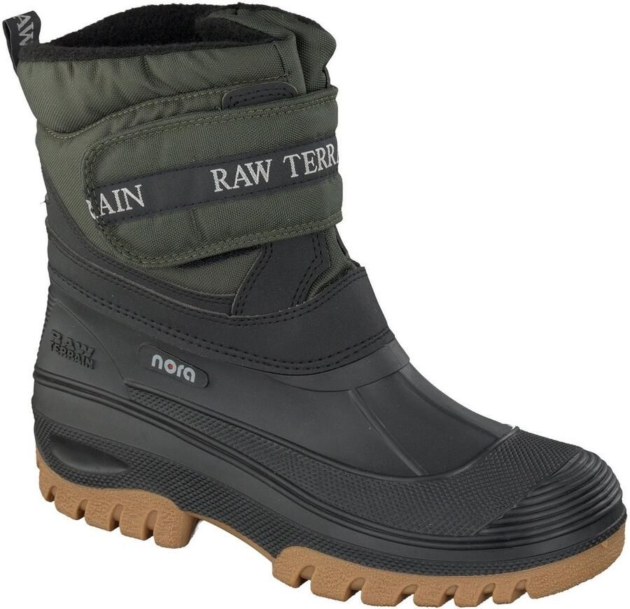 Warme Gevoerde Sneeuwlaarzen Unisex Groen Waterdicht en Antislip Winterlaarzen