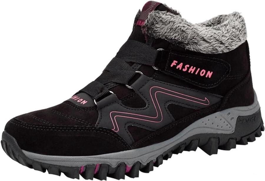 Warme gevoerde snowboots voor dames Waterdichte winterlaarzen met antislipzool