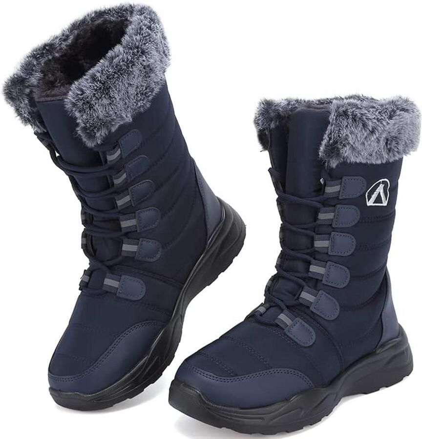 Warme gevoerde wandelschoenen Antislip buitenschoenen voor en Lichte wintersport laarzen