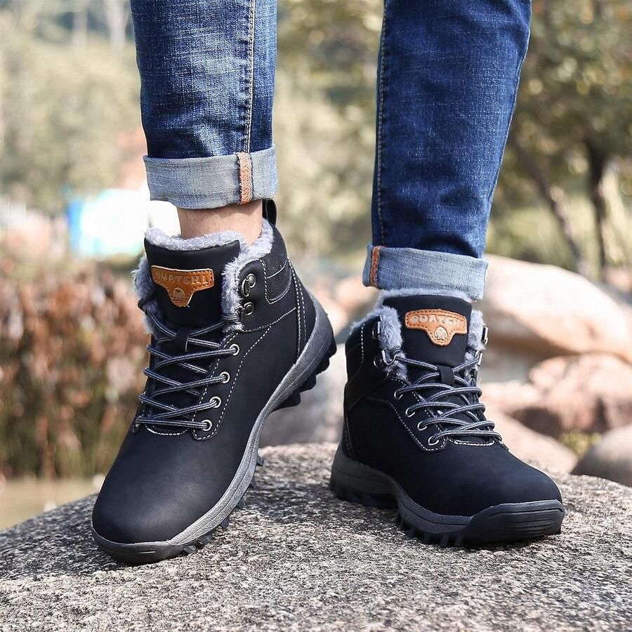 Warme gevoerde winterlaarzen outdoor sneeuwlaarzen unisex