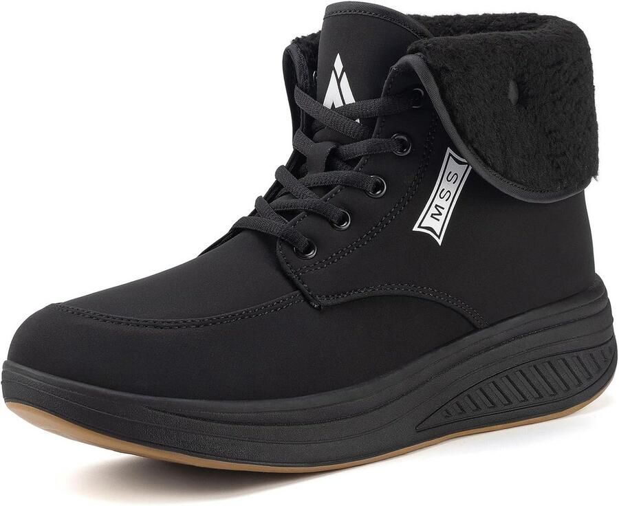 Warme gevoerde winterlaarzen voor dames Waterdicht en antislip snowboots