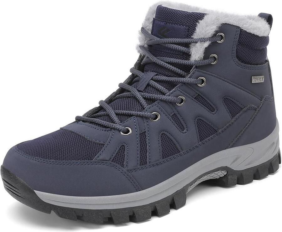 Warme Gevoerde Winterlaarzen voor Heren Ideaal voor Wandelen en Sneeuw