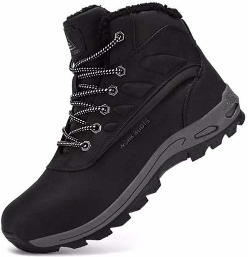 Warme Gevoerde Winterschoenen voor Heren Waterdichte Snowboots en Wandelschoenen