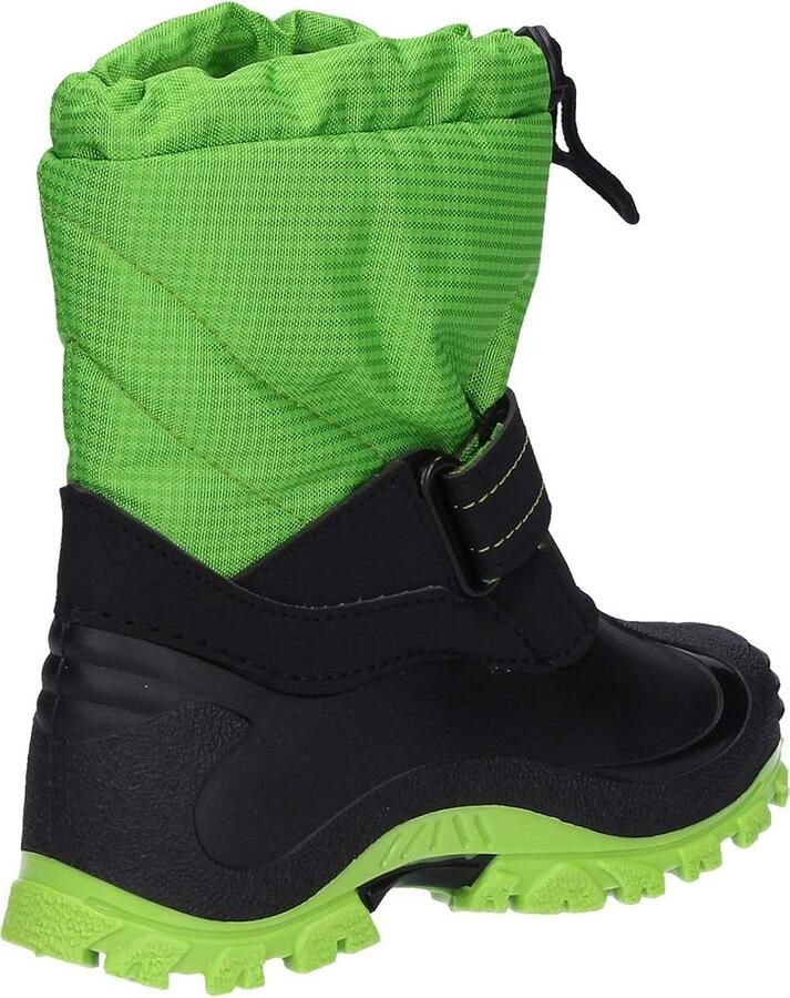 Warme Groene Unisex Snowboots voor Kinderen Waterafstotend en Antislip