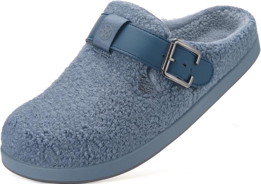 Warme Pantoffels Binnen Buiten Comfortabele Instappers met Kurken Voetbed