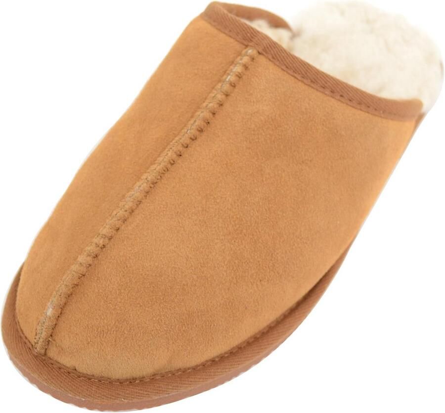 Warme Heren Muiltjes met Schapenvacht Voering en Flexibele Zool